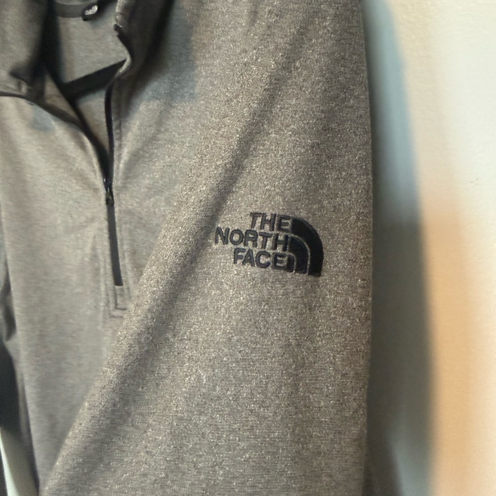 Gray North face Quarter-Zip Pullover - image 4